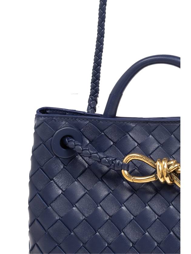 Bottega Veneta Shoulder Bag Andiamo Small, Women's, Navy Blue - BOTTEGA VENETA - BALAAN 7