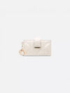 Lady 5-Gusset Patent Cannage Calfskin Card Wallet Latte - DIOR - BALAAN 2