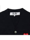 Men s Red Heart Wappen Wool Cardigan P1N008 1 AX N008 051 - COMME DES GARCONS - BALAAN 3