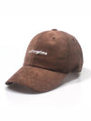 corduroy ball cap brown - DONTFORGETME - BALAAN 1