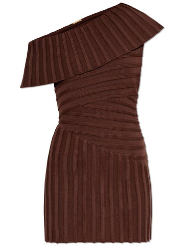 Cult Gaia Dress Oceane, Women's, Brown - CULT GAIA - BALAAN 1