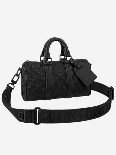 Keepall Bandouliere 25 Taurillon Monogram Tote Bag Black - LOUIS VUITTON - BALAAN 1