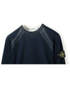 Wappen Reversible Crew Neck Sweatshirt Navy - STONE ISLAND - BALAAN 4