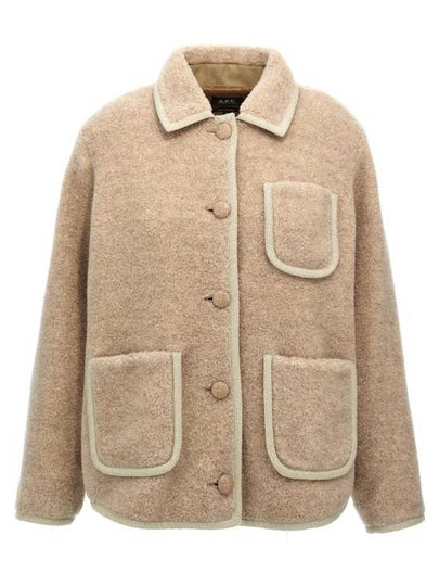 Esther Wool Jacket Rosy Beige - A.P.C. - BALAAN 2