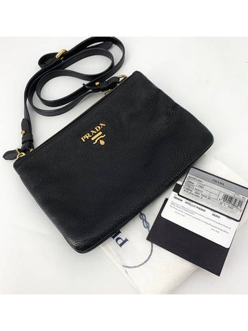 1BH046 Vitello Phoenix Cross Bag - PRADA - BALAAN 1