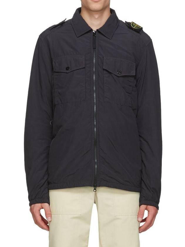 Stone Island Zip Front Overshirt Jumper Jacket 731511303 - STONE ISLAND - BALAAN 5