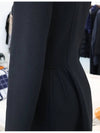 Black long coat 34 140M03A1116 - DIOR - BALAAN 6