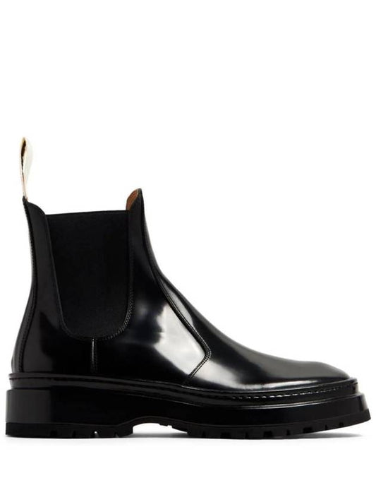 Les Pavane Leather Chelsea Boots Black - JACQUEMUS - BALAAN 1