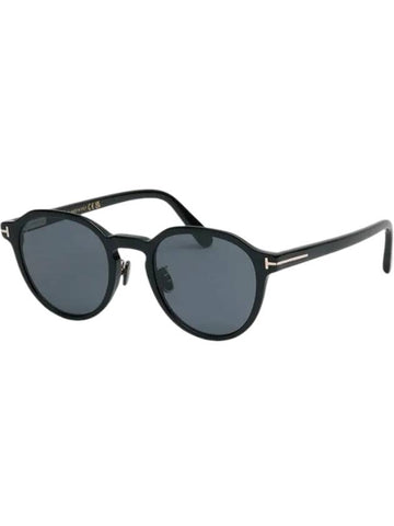 Eyewear Round Frame Asian Fit Sunglasses Black - TOM FORD - BALAAN 1