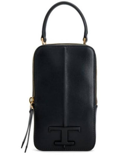 T Timeless Phone Cross Bag Black - TOD'S - BALAAN 2