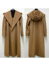 Bdanton Belted Wool Single Coat Camel - MAX MARA - BALAAN 3