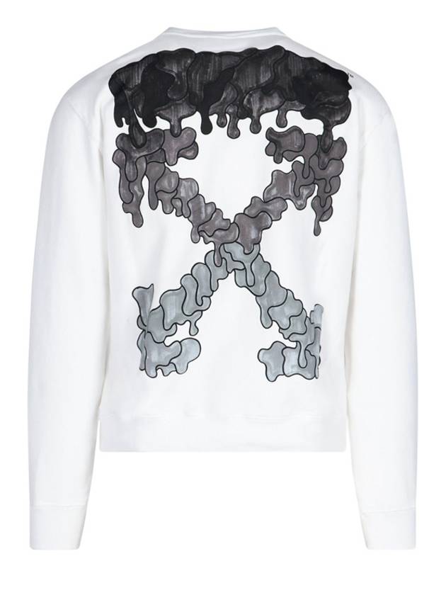 Marker Slim Fit Sweatshirt White - OFF WHITE - BALAAN 6