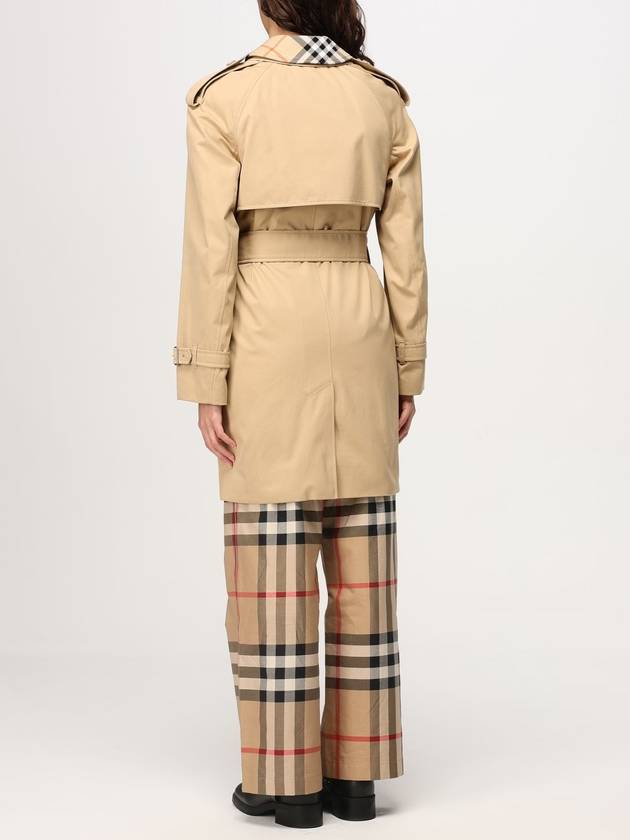 Vintage Check Cotton Trench Coat Beige - BURBERRY - BALAAN 4