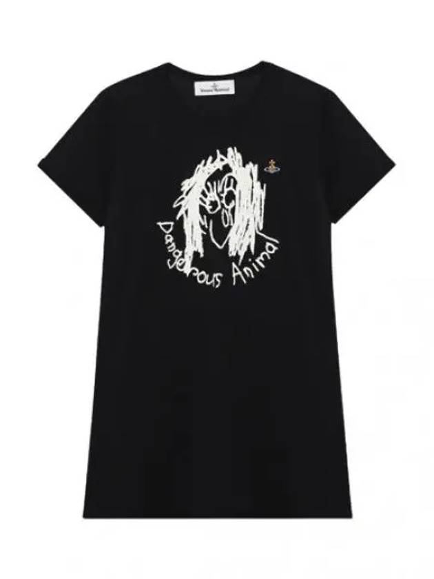 Dangerous Animal T Shirt Short Sleeve Women s Tee - VIVIENNE WESTWOOD - BALAAN 1