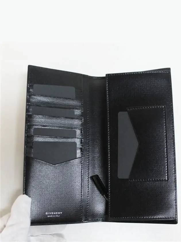 Classic 4G Logo Leather Long Wallet Black - GIVENCHY - BALAAN 5