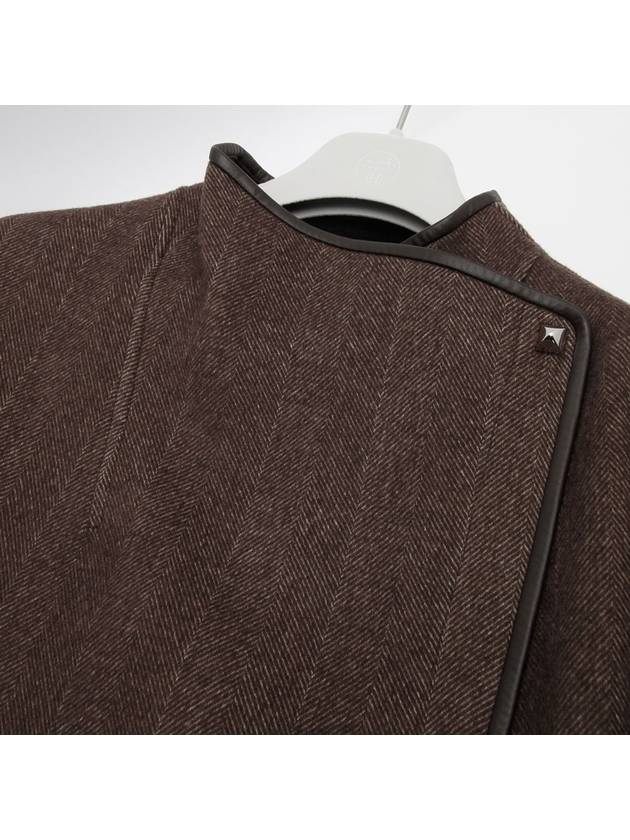 cashmere coat brown 1204hv - HERMES - BALAAN 6