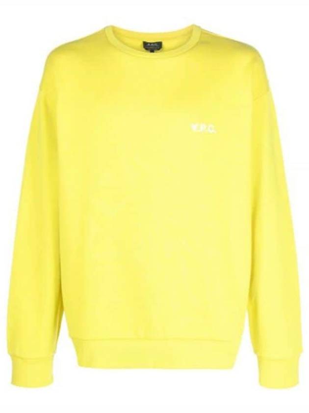 Clint Chest Logo Sweatshirt Yellow - A.P.C. - BALAAN 2