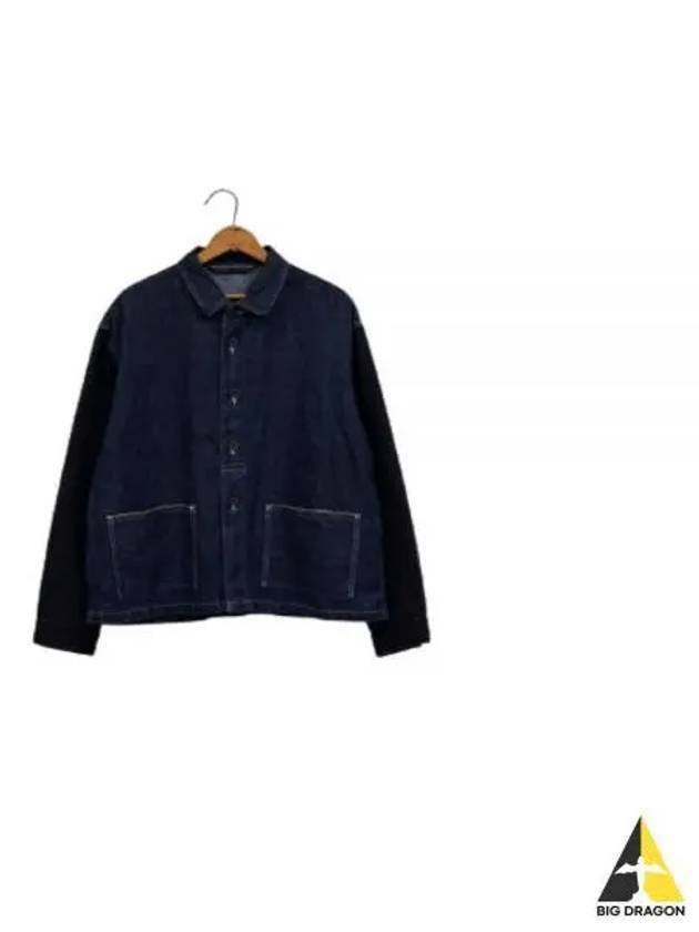 US ARMY DENIM JACKET 80470030003 INDIGO US AMI army denim jacket - NIGEL CABOURN - BALAAN 1