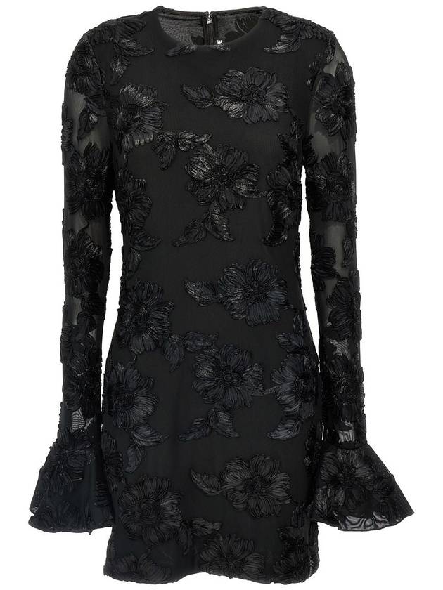 Rotate Birger Christensen 'Flower Mesh Mini' Dress - ROTATE - BALAAN 1