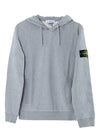 Wappen Patch Brushed Cotton Fleece Hoodie Grey - STONE ISLAND - BALAAN 2