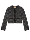 GG Tweed Jacket Grey - GUCCI - BALAAN 2