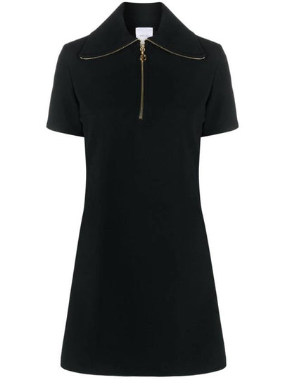 short dress DR1240150999B 999B BLACK - PATOU - BALAAN 2