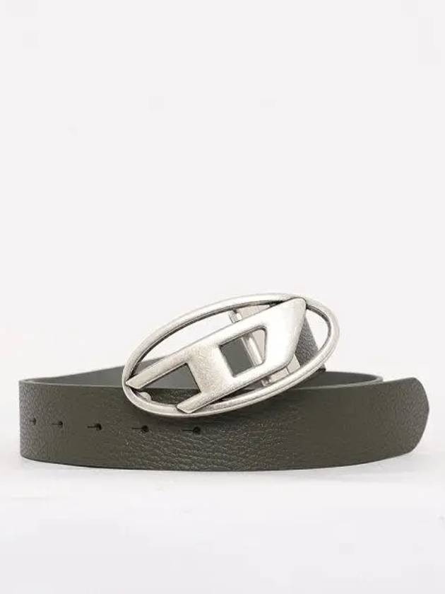 1DR Reversible Logo Leather Belt Black - DIESEL - BALAAN 2