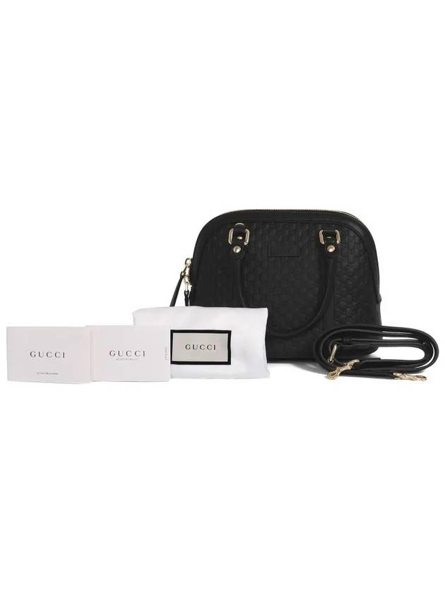 Microssima Small Dome Tote Bag Black - GUCCI - BALAAN 4