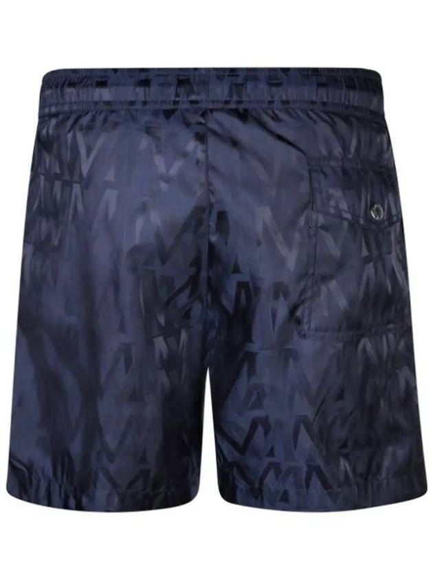 Monogram jacquard swim shorts blue - MONCLER - BALAAN 3