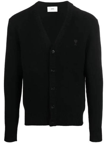 Cashmere cardigan black HKC007 005 - AMI - BALAAN 1