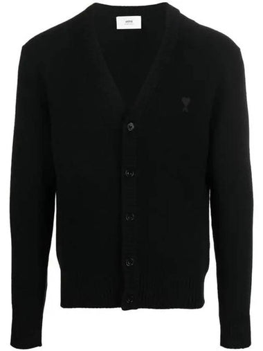 Cashmere cardigan black HKC007 005 - AMI - BALAAN 1