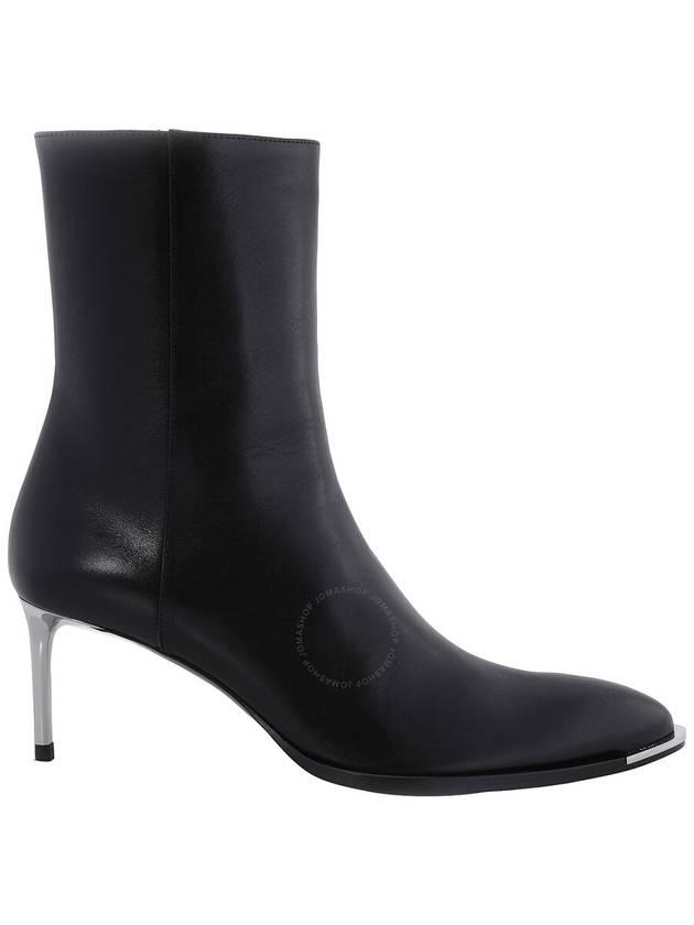 Bally Ladies Black Hanika Leather Ankle Boots, Brand Size 38 ( US Size 7.5 ) - BALLY - BALAAN 1