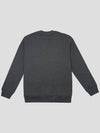 Embroidered Logo Cotton Sweatshirt Anthracite - MSGM - BALAAN 3