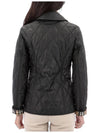 Diamond Quilted Thermoregulated Jacket Black - BURBERRY - BALAAN 5