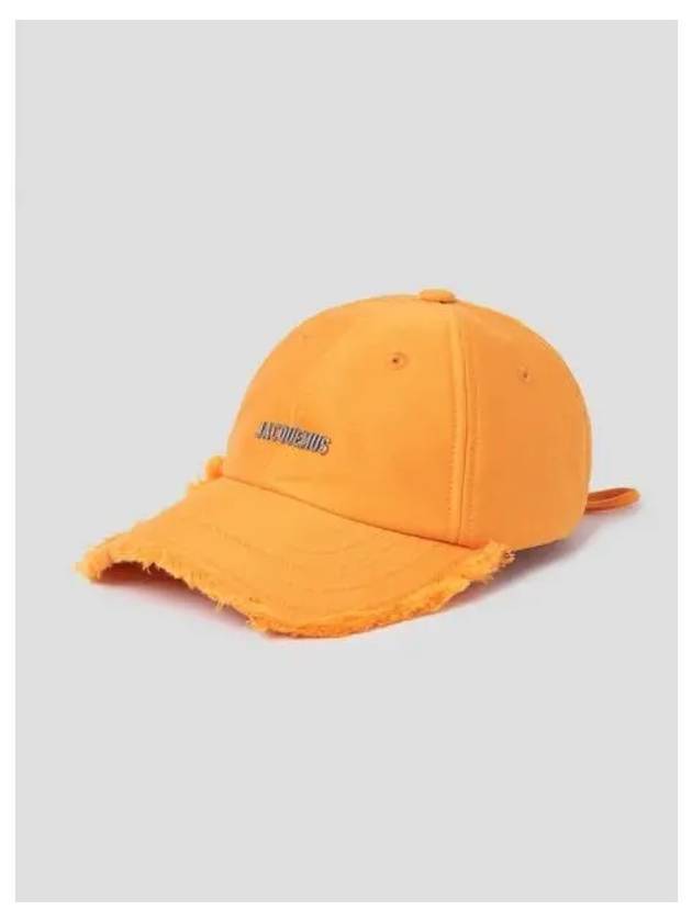 Jacquemus Unisex La Casquette Artichaut Dark Orange Domestic Product - JACQUEMUS - BALAAN 1