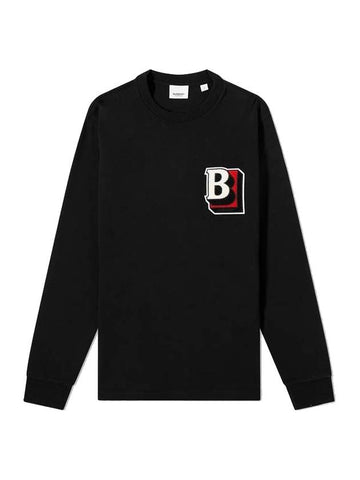 letter graphic long sleeve t-shirt - BURBERRY - BALAAN.