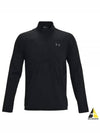 Men's UA Storm Windstrike Half Zip Long Sleeve T-Shirt Black - UNDER ARMOUR - BALAAN 2