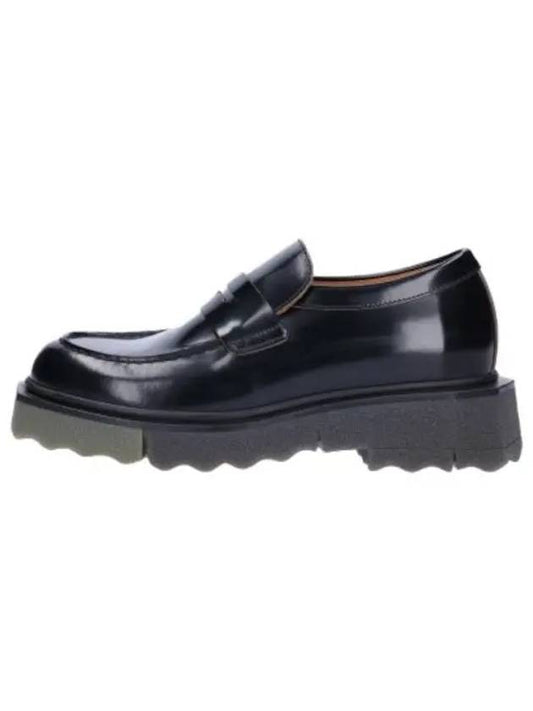 sponge leather loafers black shoes - OFF WHITE - BALAAN 1