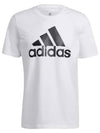 M BL SJ Short Sleeve GK9121 White R - ADIDAS - BALAAN 3