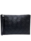 Women s 592648 Intrecciato Strap Clutch Bag - BOTTEGA VENETA - BALAAN 1