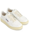 Medalist Leather Low Top Sneakers White - AUTRY - BALAAN 4