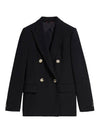 King Double Brested Jersey Blazer Jacket Black - MAX MARA - BALAAN 1