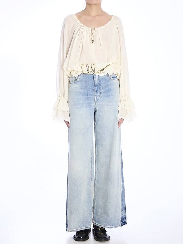 Wide-Leg Jeans - CHLOE - BALAAN 5