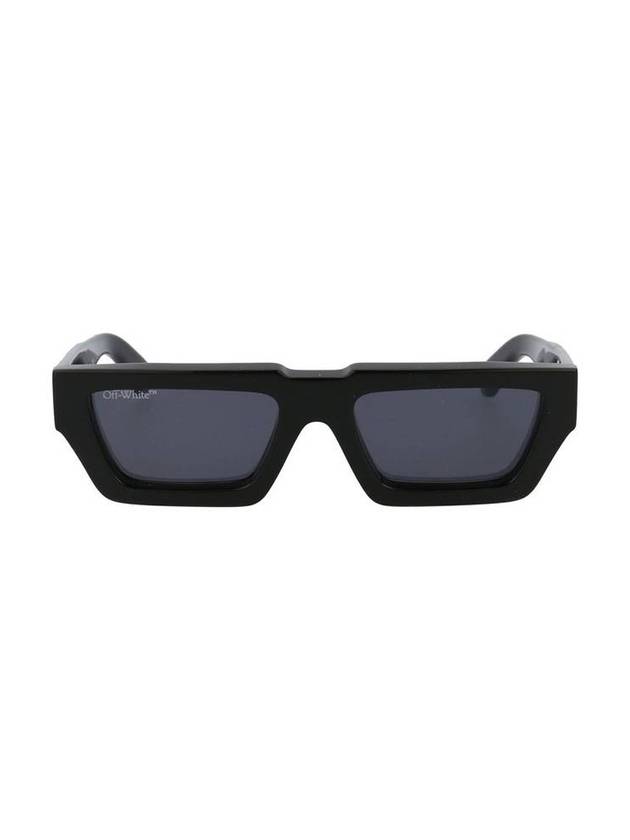 Eyewear Manchester Rectangular Frame Sunglasses Black - OFF WHITE - BALAAN 1