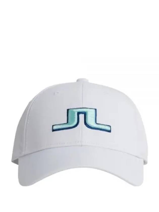 Angus Embroidered Logo Ball Cap White - J.LINDEBERG - BALAAN 2