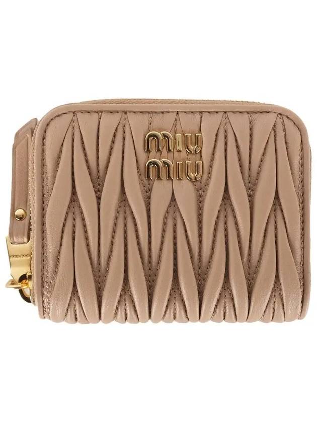 Matelasse Nappa Leather Coin Wallet Cameo - MIU MIU - BALAAN 2