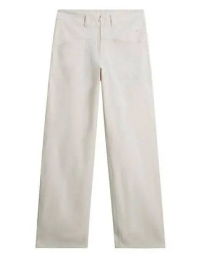 Juna Straight Fit Pants Moonbeam - J.LINDEBERG - BALAAN 2