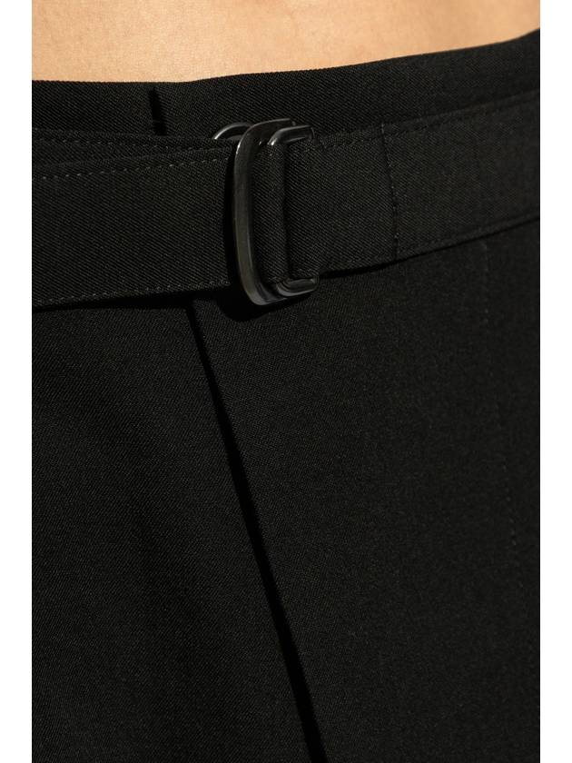 Yohji Yamamoto Wool Bermudas, Women's, Black - YOHJI YAMAMOTO - BALAAN 5