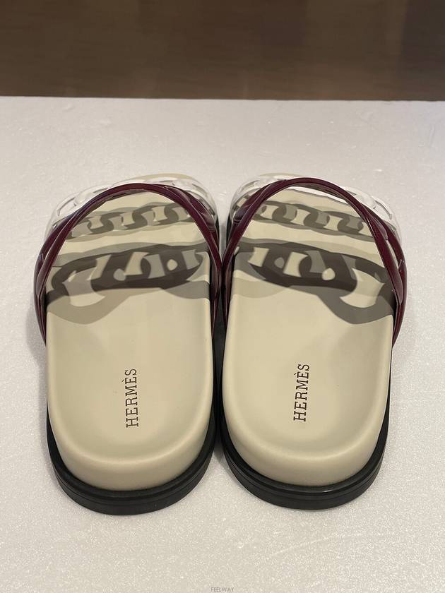 Daol Beomeo Branch Extra Sandals White Brown Unused 23 years - HERMES - BALAAN 7