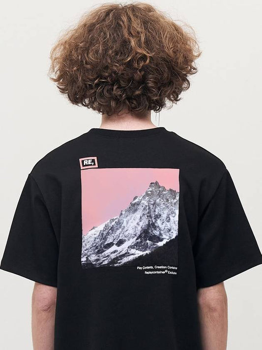 RE square black campaign half tee pink mountain - REPLAYCONTAINER - BALAAN 2